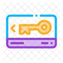 Electronic Card Key Icon