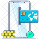 Online Payment Card Payment Card Compensation Icon