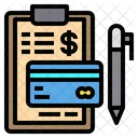 Card Payment Bill  Icon