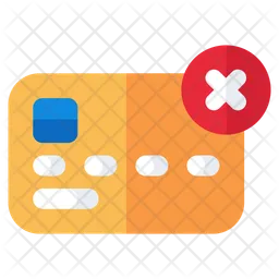 Card Payment Cancel  Icon