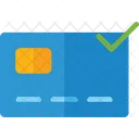 Card payment checkmark  Icon
