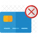 Card payment delete  Icon