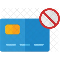 Card payment denied  Icon