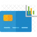 Card payment graph  Icon