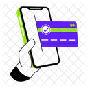 Card Payment Transaction Mobile Icon