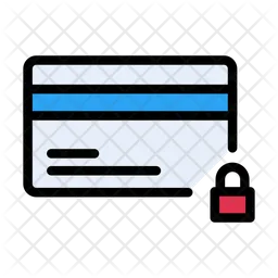 Card Payment Lock  Icon