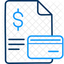 Card receipt  Icon