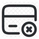 Card Remove Money Payment Icon