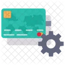 Card Setting Payment Setting Card Configuration Icône