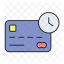 Process Clock Credit Card Icon