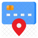 Card Tracking Credit Card Location Icon