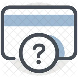 Card unknown number  Icon