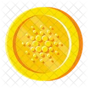 Moneda de oro cardano  Icono