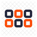 Menu Grade Vertical Icone Da Interface Do Usuario Ícone