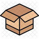 Cardboard Box Self Icon