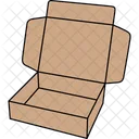 Cardboard Box Opened Cardboard Box Cardboard Icon