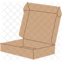 Cardboard Box Opened Cardboard Box Cardboard Icon