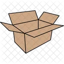 Cardboard Box Opened Cardboard Box Cardboard Icon