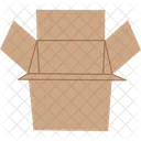 Cardboard Box Opened Cardboard Box Cardboard Icon