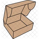 Cardboard Box Opened Cardboard Box Cardboard Icon