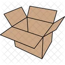 Cardboard Box Opened Cardboard Box Cardboard Icon