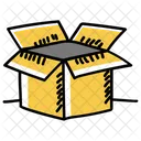 Cardboard Box Open Box Packaging Icon