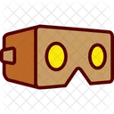 Cardboard Glasses Virtual Icon