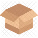 Cardboard Box Self Icon