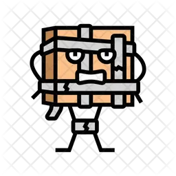 Cardboard Tape  Icon