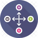 Cardinal Points  Icon