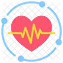 Cardio Vascular System Health Icon