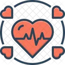 Alive Cardiogram Ecg Icon