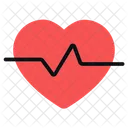 Heartbeat Beating Heart Pulse Rate Icon