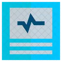 Cardiogram Pulse Health Icon