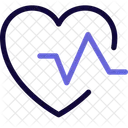 Cardiogram Heart Beat Medical Icon