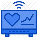 Cardiogram Heart Medical Pulse Ecg Monitor Iot Internet Things Icon