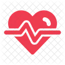 Cardiogram Heart Life Icon