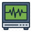 Cardiogram Ecg Monitor Heart Monitor Icon