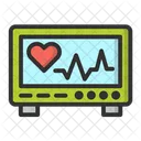 Cardiogram Ecg Monitor Cardiology Icon