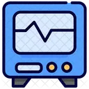 Cardiogram Monitor Hospital Icon