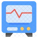 Cardiogram Monitor Hospital Icon