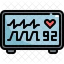 Monitor Heart Pulse Icon