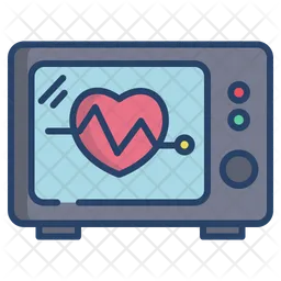 Cardiogram Machine  Icon