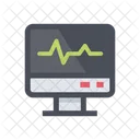 Cardiogram Machine Ecg Machine Monitoring Icon