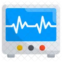 Cardiogram machine  Icon