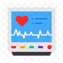 Monitor Electronic Cardiogram Machine Cardiogram Monitor Icon