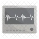 Cardiogram Monitor Monitor Heartbeat Icon