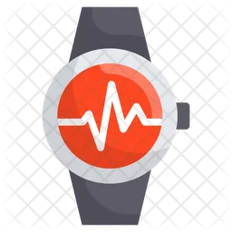 Cardiogram watch  Icon