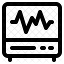 Cardiograma Monitor De Ecg Cardiologia Icono