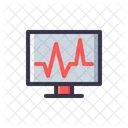 Medica Cardiograma Salud Icono